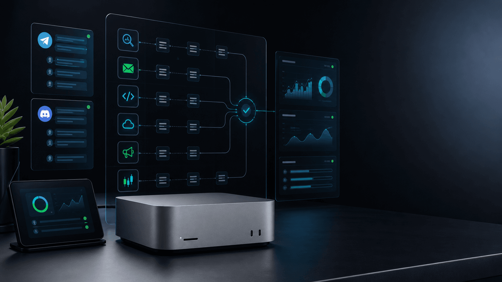 Dedicated Mac mini AI operator workstation